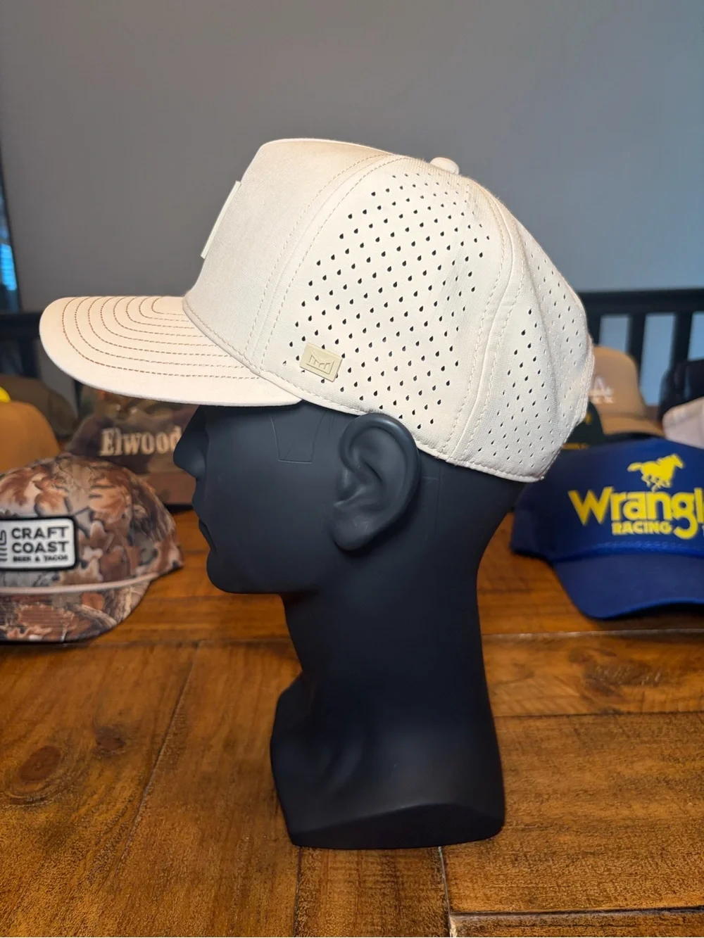 Melin Beige Logo Hat - Size Small